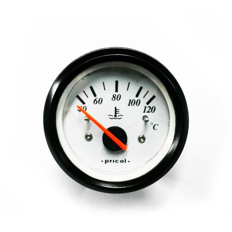Reloj de temperatura motor Kus negro - Promonautica
