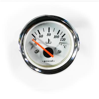 Reloj Indicador De Temperatura De Agua Para Motor Aro Cromado Pricol