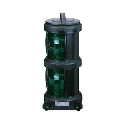 Luz de navegación para barco mayor a 50 mts de eslora doble banda verde 112.5º