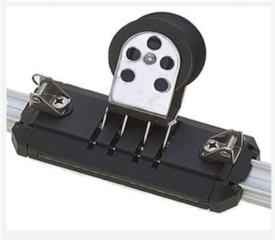 Carro Regulable para Genoa con Polea Basculante Viadana - Compatible con Rail de 25mm, Carga Máxima