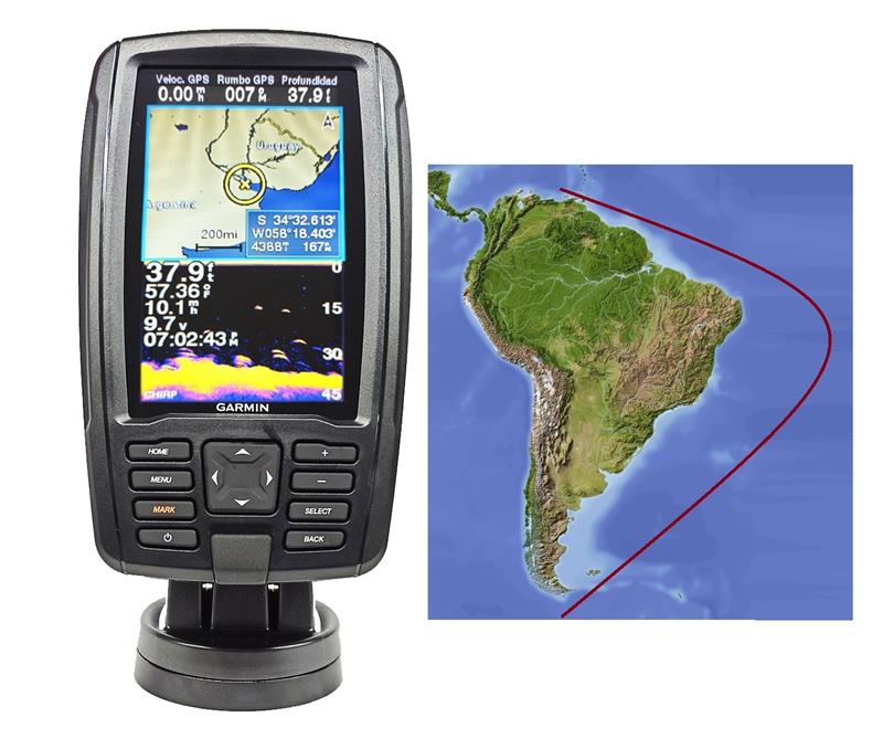 Plotter-Garmin-Echomap-43cv-transductor-GT20-con-Carta-NAutica-hasta-Tierra-del-Fuego