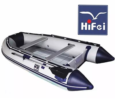 Bote Inflable Hifei 3.60 m con Piso de Aluminio y Quilla Inflable + Motor Parsun 15HP 4T Ecológico
