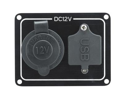 Bocina Embutir Plastico Rejilla Blanca/Ne 12V