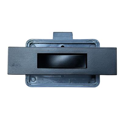 Cerradura Pulsador Interior Puerta Cajòn Pulsador Zinc Negra 83x21 mm Motorhome
