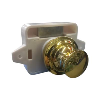 Cerradura Tirador Push Lock para Mueble o Cajón Dorado