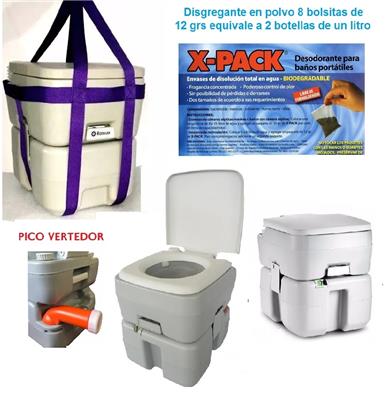 Líquidos para WC inodoro químico CAMP GREEN 500 ml + CAMP RINSE 500 ml –  Camping Sport