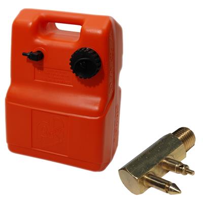 Tanque Kit 11.3L Johnson Evinrude + Conector Macho para Tanque