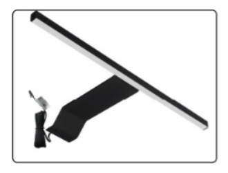 Aplique-Fijo-Rectangular-Modelo-Stella-Negro-de-335-mm