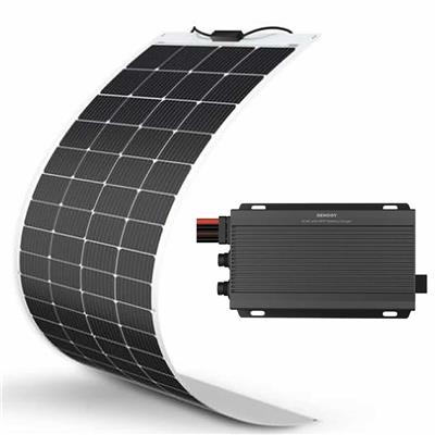 RENOGY kIT 4 CARGADOR BATERIA 12/24V 50A CC-CC + PANEL SOLAR FLEXIBLE