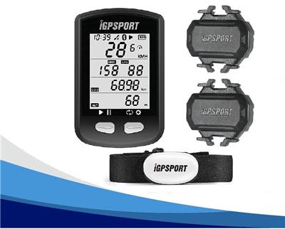 IGPSPORT-IGS10S  + Banda Pecho + Sensores de Cadencia y Velocidad 