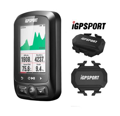 IGPSPORT-IGS618  + Sensor de Sensores de Cadencia y Velocidad