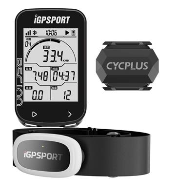 IGPSPORT-BSC100S + Banda Cardiaca de Pecho HR50 + Sensor de Cadencia o Velocidad