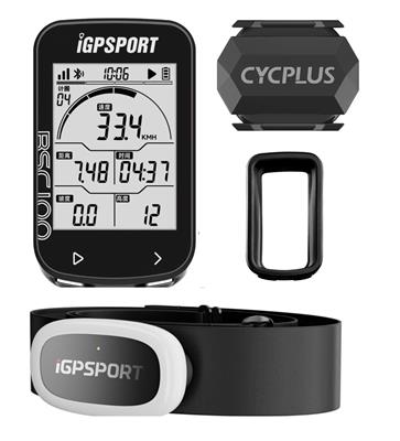 IGPSPORT-BSC100S + Banda Cardiaca de Pecho + Sensor de Cadencia
