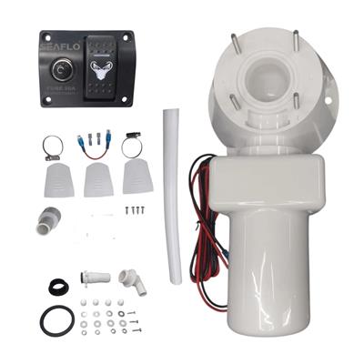 Inodoro Electrico Kit Conversión 12V SEAFLO Full Accesorios
