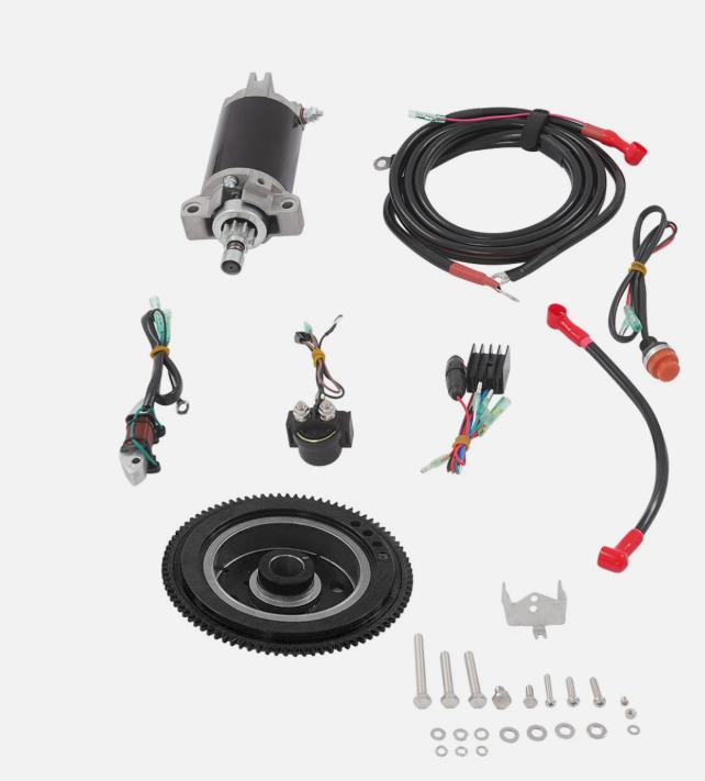 Burro-Kit-de-Conversion-Arranque-Electrico-para-Yamaha-y-Parsun-40-hp