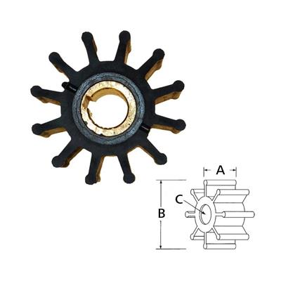Rotor 18838-0001 Itt Volvo Penta #: 835512, 3854286