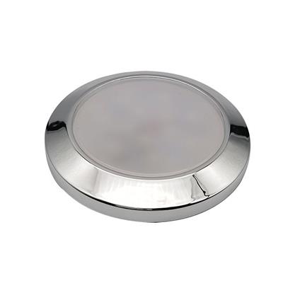 Plafon de Apoyar 12 Led Calido Aro Plata