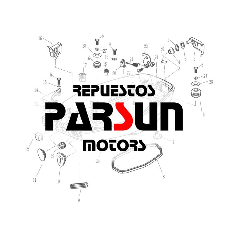 Carburador-Tapon-para-Parsun-F5-hp-Ruber-Cap