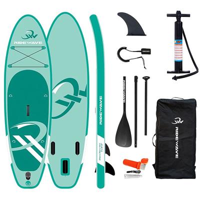 Tabla Stand Up Paddle Inflable Ridewave ENTRY Color Turquesa