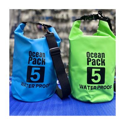Bolso Estanco Verde 5 Lts PVC Dry Bag Green