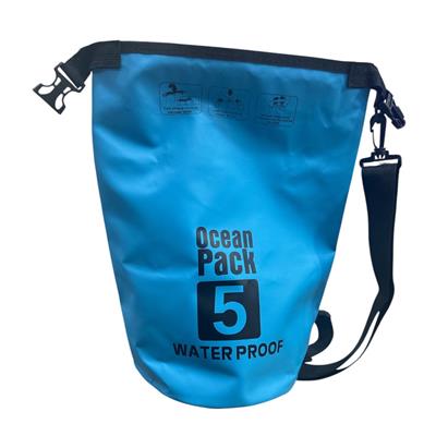Bolso Estanco Azul 5 Lts PVC Dry Bag Blue