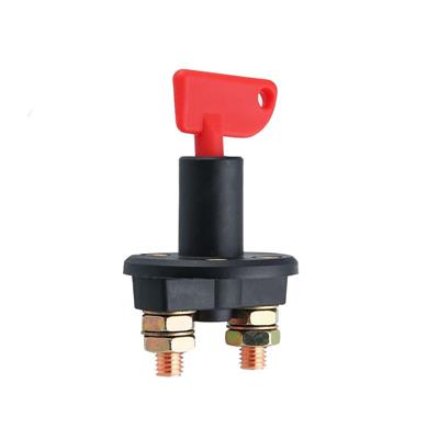 Llave Corte 1 Bateria 100 Amp Borne Bronce Negra Y Roja